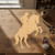 Cowboy On Horse Wood Cutout for Crafts, Unfinished Baltic Birch Craft Shape