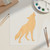 Coyote Wood Cutout for Crafts, Unfinished Baltic Birch Craft Shape