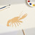 Crawfish Wood Cutout for Crafts, Unfinished Baltic Birch Craft Shape