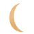 Crecent Moon Wood Cutout for Crafts, Unfinished Baltic Birch Craft Shape
