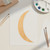 Crecent Moon Wood Cutout for Crafts, Unfinished Baltic Birch Craft Shape
