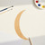 Crecent Moon Wood Cutout for Crafts, Unfinished Baltic Birch Craft Shape