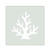 Coral Reusable Mylar Stencil, 10 mil Plastic Paint Stencil for Crafts and Decor
