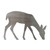 Doe 1 Steel Cutout Shape, Raw Metal Wall Art and Craft Supply