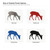 Doe 1 Steel Cutout Shape, Raw Metal Wall Art and Craft Supply
