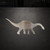 Diplodocus Steel Cutout Shape, Raw Metal Wall Art and Craft Supply