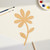 Daisy Flower Wood Cutout for Crafts, Unfinished Baltic Birch Craft Shape