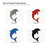 Dolphin 1 Steel Cutout Shape, Raw Metal Wall Art and Craft Supply