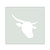 Cow Head 1 Reusable Mylar Stencil, 10 mil Plastic Paint Stencil for Crafts and Decor