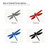 Dragonfly Steel Cutout Shape, Raw Metal Wall Art and Craft Supply