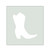 Cowboy Boot 4 Reusable Mylar Stencil, 10 mil Plastic Paint Stencil for Crafts and Decor
