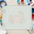 Crab 1 Reusable Mylar Stencil, 10 mil Plastic Paint Stencil for Crafts and Decor