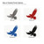 Eagle 2 Steel Cutout Shape, Raw Metal Wall Art and Craft Supply