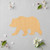 Grizzly Bear 2 Wood Cutout for Crafts, Unfinished Baltic Birch Craft Shape