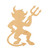 Devil Wood Cutout for Crafts, Unfinished Baltic Birch Craft Shape