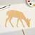 Doe 1 Wood Cutout for Crafts, Unfinished Baltic Birch Craft Shape