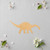 Diplodocus Wood Cutout for Crafts, Unfinished Baltic Birch Craft Shape