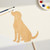 Dog Lab Wood Cutout for Crafts, Unfinished Baltic Birch Craft Shape