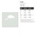 Crane Reusable Mylar Stencil, 10 mil Plastic Paint Stencil for Crafts and Decor