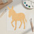 Donkey 1 Wood Cutout for Crafts, Unfinished Baltic Birch Craft Shape