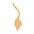 Donkey Tail Wood Cutout for Crafts, Unfinished Baltic Birch Craft Shape