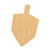 Dreidel Wood Cutout for Crafts, Unfinished Baltic Birch Craft Shape