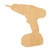 Drill Wood Cutout for Crafts, Unfinished Baltic Birch Craft Shape