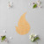 Droplet Wood Cutout for Crafts, Unfinished Baltic Birch Craft Shape