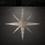 Eight Point Star Steel Cutout Shape, Raw Metal Wall Art and Craft Supply