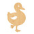Duck 5 Wood Cutout for Crafts, Unfinished Baltic Birch Craft Shape