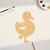 Duck 5 Wood Cutout for Crafts, Unfinished Baltic Birch Craft Shape