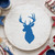 Deer Head Reusable Mylar Stencil, 10 mil Plastic Paint Stencil for Crafts and Decor