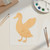Duck 9 Wood Cutout for Crafts, Unfinished Baltic Birch Craft Shape
