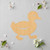Duckling 1 Wood Cutout for Crafts, Unfinished Baltic Birch Craft Shape