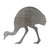 Emu Steel Cutout Shape, Raw Metal Wall Art and Craft Supply