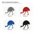 Emu Steel Cutout Shape, Raw Metal Wall Art and Craft Supply