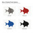 Fish 3 Steel Cutout Shape, Raw Metal Wall Art and Craft Supply