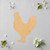 Chicken 2 Wood Cutout for Crafts, Unfinished Baltic Birch Craft Shape