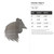 Chicken Head 2 Steel Cutout Shape, Raw Metal Wall Art and Craft Supply