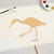 Egret Wood Cutout for Crafts, Unfinished Baltic Birch Craft Shape