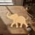 Elephant 1 Wood Cutout for Crafts, Unfinished Baltic Birch Craft Shape