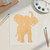 Elephant 2 Wood Cutout for Crafts, Unfinished Baltic Birch Craft Shape