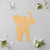 Elephant 2 Wood Cutout for Crafts, Unfinished Baltic Birch Craft Shape