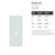 Donkey Tail Reusable Mylar Stencil, 10 mil Plastic Paint Stencil for Crafts and Decor
