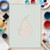 Droplet Reusable Mylar Stencil, 10 mil Plastic Paint Stencil for Crafts and Decor
