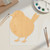 Fat Bird Wood Cutout for Crafts, Unfinished Baltic Birch Craft Shape