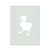 Duckling 2 Reusable Mylar Stencil, 10 mil Plastic Paint Stencil for Crafts and Decor