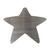 Five Point Star Steel Cutout Shape, Raw Metal Wall Art and Craft Supply