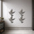 Flying Dove Steel Cutout Shape, Raw Metal Wall Art and Craft Supply