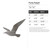 Flying Seagull Steel Cutout Shape, Raw Metal Wall Art and Craft Supply